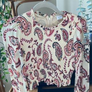 Wilfred Yellow Paisley Tempest Blouse